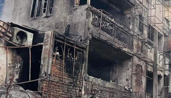 شاہین باغ میں لگی آگ ۔ ذائقہ ہوٹل سمیت کئی ریسٹورنٹ جل کرخاک