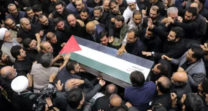 اسماعیل ہنیہ علامہ یوسف القرضاوی کے پہلو میں سپردِ خاک