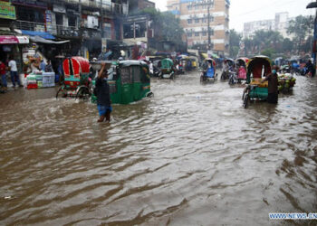 بنگلہ دیش میں بارش سے تباہی ، 30 لاکھ افراد متاثر