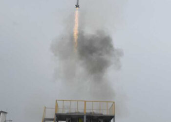 کم دوری کی ورٹیکل لانچ میزائل کا کامیاب تجربہ