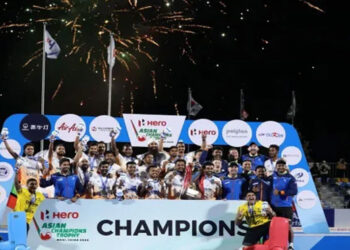 پانچویں مرتبہ ایشین ہاکی چیمپئنز ٹرافی پر ہندوستان کا قبضہ
