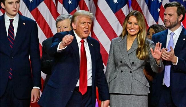 ڈونلڈ ٹرمپ امریکہ کے صدر منتخب