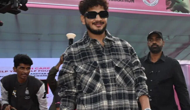 رن فار می ہاف میراتھن میں منور فاروقی  کی شرکت