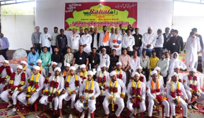 21 مسلم جوڑوں کی اجتماعی شادی کا انعقاد