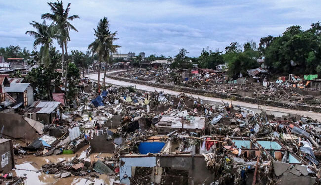 فلپائن میں سمندری طوفان، 66 افراد ہلاک